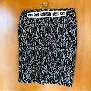 HAPPY NEW YEAR 🎉🥂 Pretty black Lace skirt perfect for holiday parties